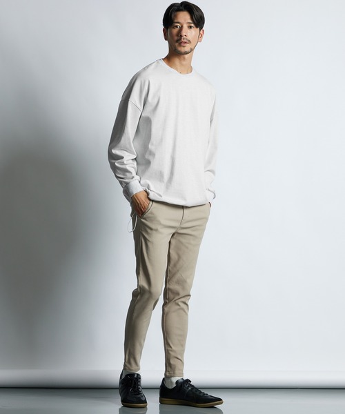 LANVIN en Bleu(ランバンオンブルー)の「超伸縮「ガムストレッチ」スキニー イージーチノパン(スラックス・メンズ・チャコールグレー/ブラック/グレイッシュベージュ/ネイビー・50/48/46/52)」の13枚目の写真