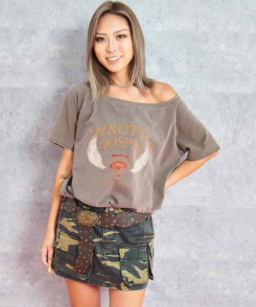 ANAP（アナップ）の「オーバル デザイン スタッズ バックル ベルト（ベルト・レディース・ブラウン/ブラック・FREE）」の8枚目の写真