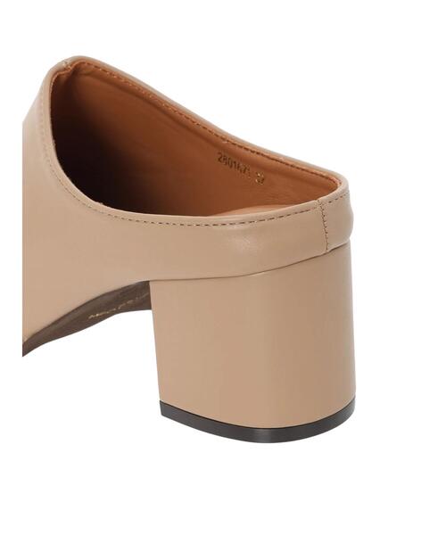 Te chichi（テチチ）の「オブリックミュール（ブーツ・レディース・ブラウン/ブラック・37/38）」の9枚目の写真