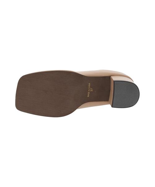 Te chichi（テチチ）の「オブリックミュール（ブーツ・レディース・ブラウン/ブラック・37/38）」の10枚目の写真