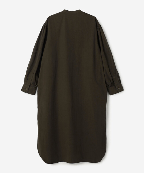 GYMPHLEX（ジムフレックス）の「Gymphlex | タイプライター バンドカラーワンピース WOMEN（ワンピース・レディース・ブラウン/チャコール・12）」の9枚目の写真