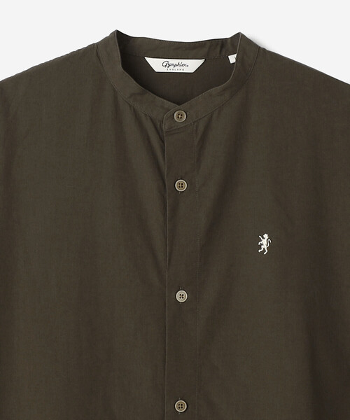 GYMPHLEX（ジムフレックス）の「Gymphlex | タイプライター バンドカラーワンピース WOMEN（ワンピース・レディース・ブラウン/チャコール・12）」の8枚目の写真