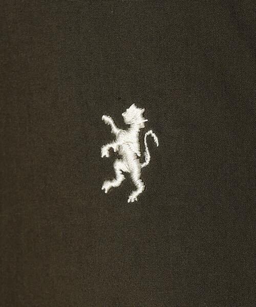 GYMPHLEX（ジムフレックス）の「Gymphlex | タイプライター バンドカラーワンピース WOMEN（ワンピース・レディース・ブラウン/チャコール・12）」の3枚目の写真