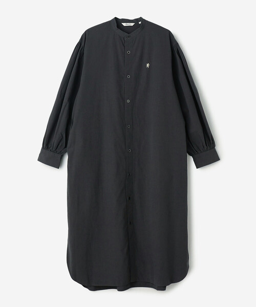 GYMPHLEX（ジムフレックス）の「Gymphlex | タイプライター バンドカラーワンピース WOMEN（ワンピース・レディース・ブラウン/チャコール・12）」の12枚目の写真