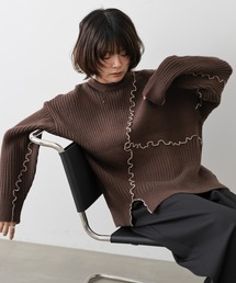 Bab（バブ）の「【セットアップ対応】ランダムメロウニットトップス（ニット/セーター）」
