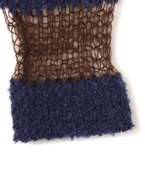 atmos pink（アトモスピンク）の「atmos pink Border Knit Top / アトモス ピンク ボーダー ニット トップ（ニット/セーター・レディース・ブラック/グリーン/ネイビー・FREE）」の8枚目の写真