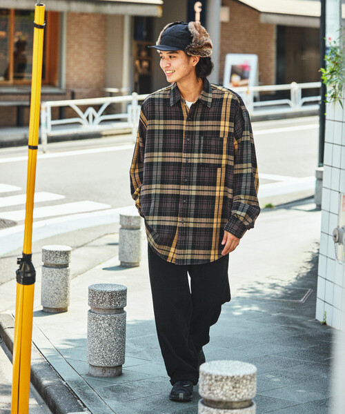 NAUTICA（ノーティカ）の「NAUTICA/ノーティカ ウォッシュド ビックチェック ヘビーコットン ネルシャツ（シャツ/ブラウス・メンズ・グリーン/ネイビー/オリーブ・MEDIUM/LARGE/X-LARGE）」の5枚目の写真