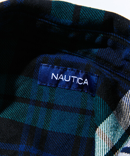 NAUTICA（ノーティカ）の「NAUTICA/ノーティカ ウォッシュド ビックチェック ヘビーコットン ネルシャツ（シャツ/ブラウス・メンズ・グリーン/ネイビー/オリーブ・MEDIUM/LARGE/X-LARGE）」の19枚目の写真