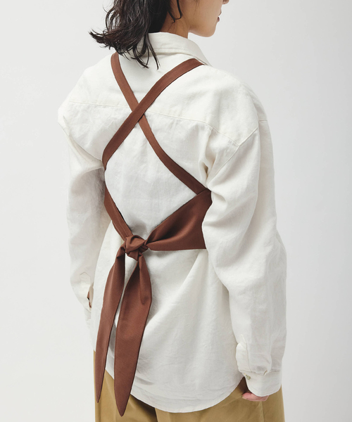 JOURNAL STANDARD（ジャーナルスタンダード）の「別注【MIKA KASAI】SLANK WOOL BUSTIER（その他トップス・レディース・ブラウン/チャコールグレー・FREE）」の20枚目の写真