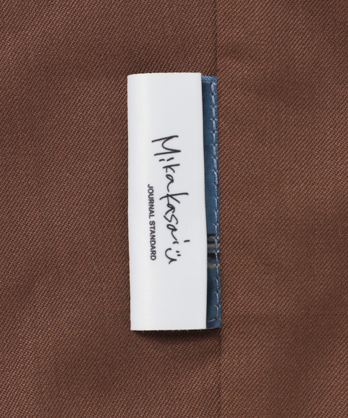 JOURNAL STANDARD（ジャーナルスタンダード）の「別注【MIKA KASAI】SLANK WOOL BUSTIER（その他トップス・レディース・ブラウン/チャコールグレー・FREE）」の13枚目の写真