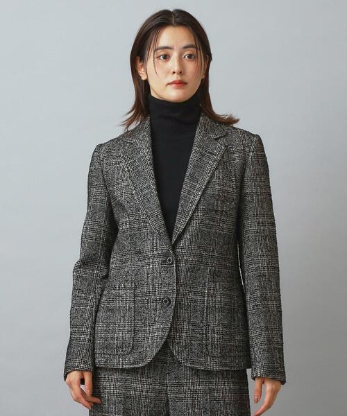 DRESSTERIOR（ドレステリア）の「ループグレンチェックジャケット（テーラードジャケット・レディース・ブラック系1・34/36/38）」の14枚目の写真