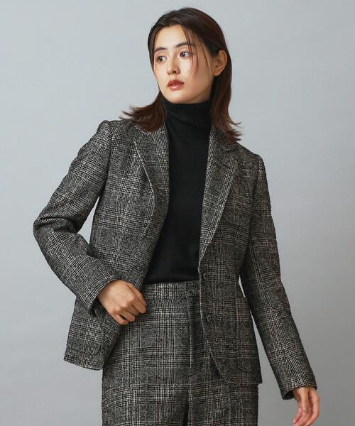 DRESSTERIOR（ドレステリア）の「ループグレンチェックジャケット（テーラードジャケット・レディース・ブラック系1・34/36/38）」の13枚目の写真