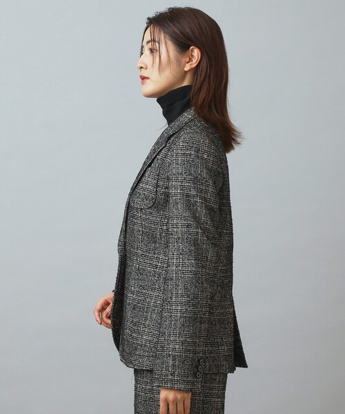 DRESSTERIOR（ドレステリア）の「ループグレンチェックジャケット（テーラードジャケット・レディース・ブラック系1・34/36/38）」の12枚目の写真