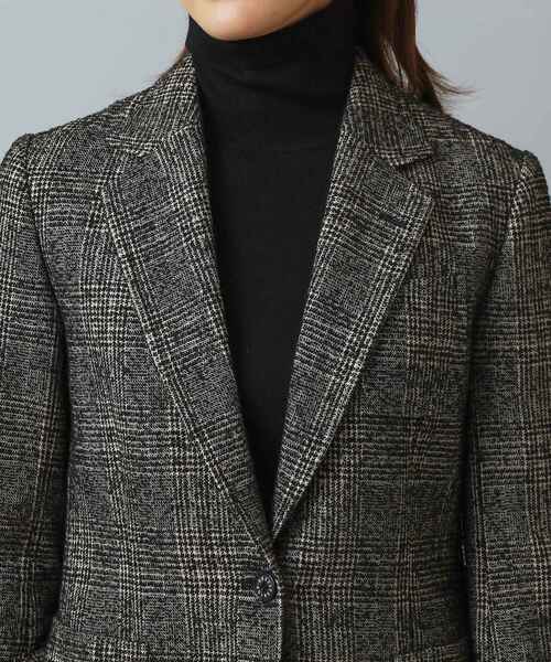 DRESSTERIOR（ドレステリア）の「ループグレンチェックジャケット（テーラードジャケット・レディース・ブラック系1・34/36/38）」の9枚目の写真