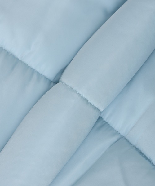 Amourire girl（アムリールガール）の「スタンドカラー中綿リボンブルゾン（ブルゾン・キッズ・サックスブルー/グレー/オフホワイト・130cm/140cm/150cm/160cm）」の8枚目の写真