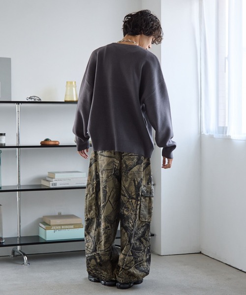 PBLIM（ページボーイリム）の「《UNISEX》フードジャガードニット（ニット/セーター・レディース・グレー系その他/ブラウン系その他/ベージュ系その他/ブルー系その他・FREE）」の20枚目の写真