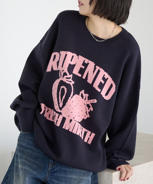 PBLIM（ページボーイリム）の「《UNISEX》フードジャガードニット（ニット/セーター・レディース・グレー系その他/ブラウン系その他/ベージュ系その他/ブルー系その他・FREE）」の7枚目の写真