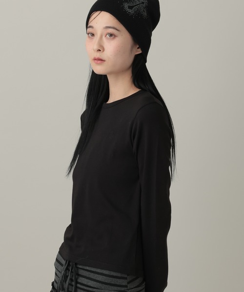 3.3 Field Trip (3.3フィールドトリップ)の「3.3 Field Trip/ソフトタッチロングスリーブ(Tシャツ/カットソー・レディース・グレー/ブラック/アイボリー・FREE)」の15枚目の写真