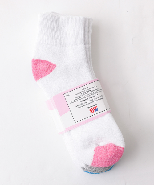Railroad Sock（レイルロードソック）の「【THE RAILROAD SOCK/レイルロードソック】3組ソックス/ホワイト/靴下【WEB限定】（ソックス/靴下・レディース・その他1/その他2・フリー）」の5枚目の写真