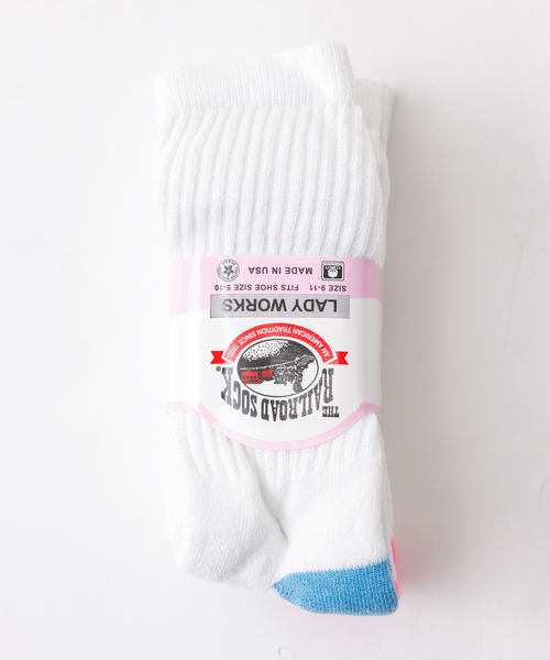 Railroad Sock（レイルロードソック）の「【THE RAILROAD SOCK/レイルロードソック】3組ソックス/ホワイト/靴下【WEB限定】（ソックス/靴下・レディース・その他1/その他2・フリー）」の8枚目の写真