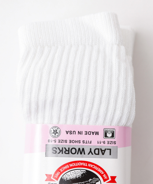 Railroad Sock（レイルロードソック）の「【THE RAILROAD SOCK/レイルロードソック】3組ソックス/ホワイト/靴下【WEB限定】（ソックス/靴下・レディース・その他1/その他2・フリー）」の9枚目の写真