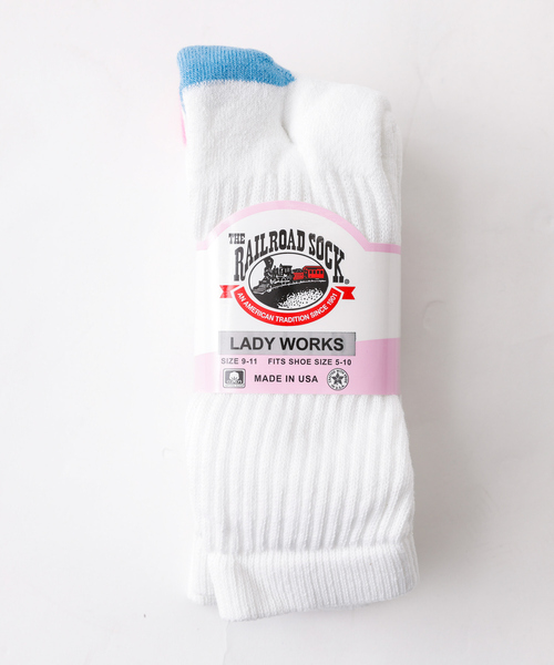 Railroad Sock（レイルロードソック）の「【THE RAILROAD SOCK/レイルロードソック】3組ソックス/ホワイト/靴下【WEB限定】（ソックス/靴下・レディース・その他1/その他2・フリー）」の11枚目の写真