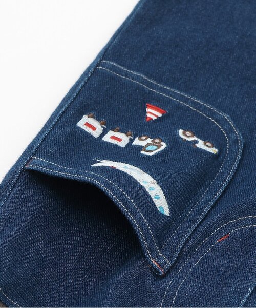 kladskap(クレードスコープ)の「【JAL】ロング丈ストレートパンツ(その他パンツ・キッズ・ネイビー/ベージュ・90cm/100cm/110cm/120cm/130cm)」の7枚目の写真