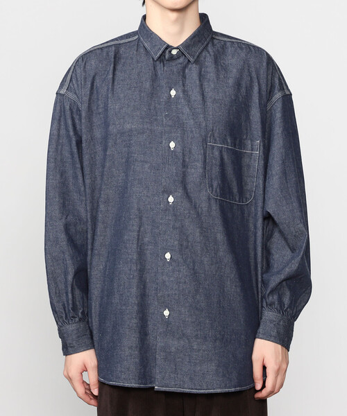 Sanca（サンカ）の「Sanca | セルビッチ ツイル オーバーフィットシャツ MEN（シャツ/ブラウス・メンズ・ブルー系その他5・3/2）」の5枚目の写真