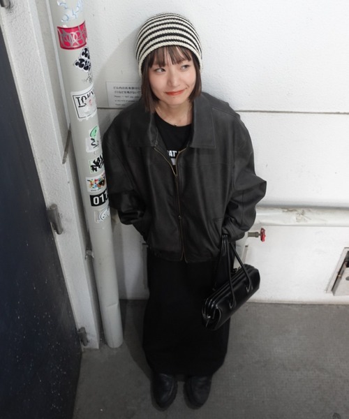 Vintageレザーブルゾン（ライダースジャケット）｜TEEN BOOP（ティーン