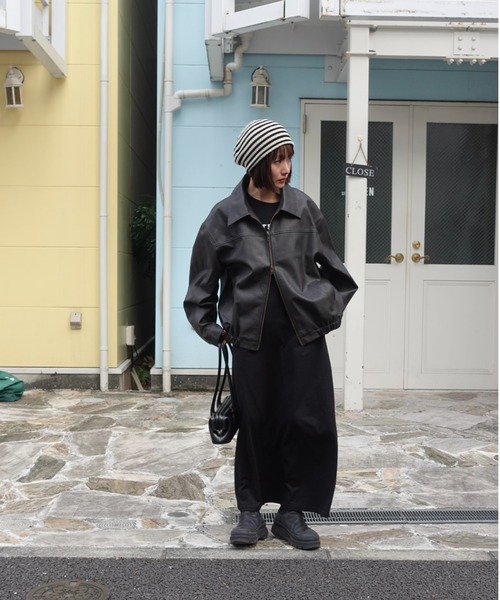 Vintageレザーブルゾン（ライダースジャケット）｜TEEN BOOP（ティーン