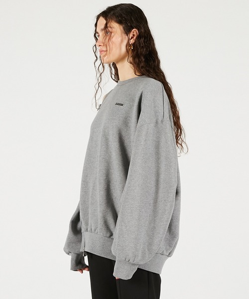 PRANK PROJECT（プランクプロジェクト）の「オーバーサイズジッパースウェット / Oversized Zipper Sweatshirt（スウェット・レディース・レッド/グレー/ブラック・FREE）」の17枚目の写真