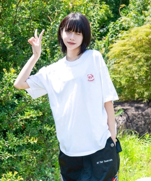 チュウカタベタイ(チュウカタベタイ)の「チュウカタベタイロゴ刺繍T-shirt(Tシャツ/カットソー・レディース・ホワイト・XL/L/M)」の9枚目の写真