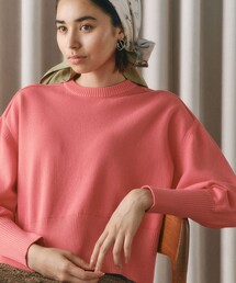 BIANCA（ビアンカ）の「【着回し抜群】スウェットライクニットプルオーバー（ニット/セーター）」