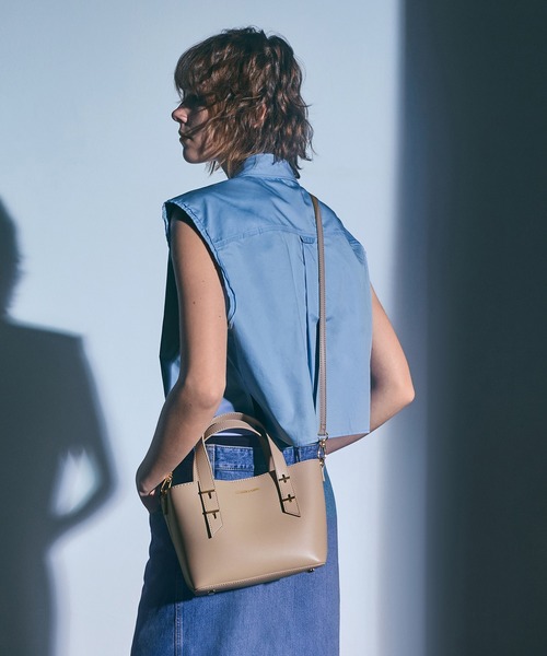 Shania ミニシャナイア ダブルハンドルトートバッグ（トートバッグ