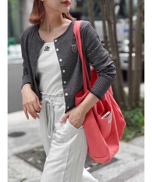 JUMELLE(ジュメロ)の「shishu border cardigan(カーディガン/ボレロ・レディース・ブラック・FREE)」の18枚目の写真