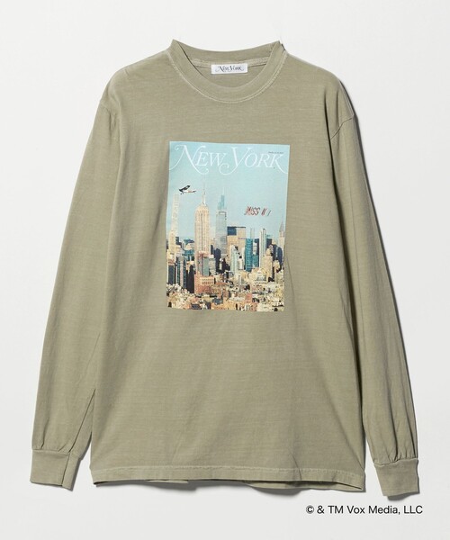 BEAUTY&YOUTH UNITED ARROWS(ビューティーアンドユースユナイテッドアローズ)の「【別注】<NEW YORK MAGAZINE>ロングスリーブ Tシャツ(Tシャツ/カットソー・レディース・ブラック/ホワイト/ベージュ/その他1・FREE)」の4枚目の写真