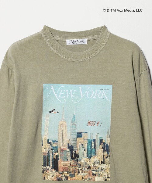 BEAUTY&YOUTH UNITED ARROWS(ビューティーアンドユースユナイテッドアローズ)の「【別注】<NEW YORK MAGAZINE>ロングスリーブ Tシャツ(Tシャツ/カットソー・レディース・ブラック/ホワイト/ベージュ/その他1・FREE)」の5枚目の写真