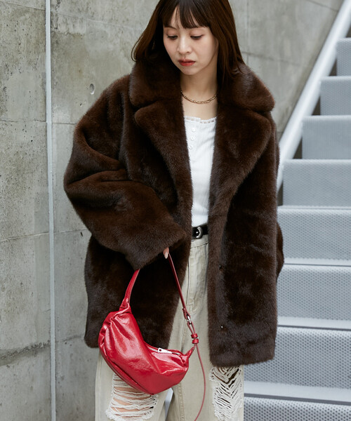 セール】PUBLUX/パブリュクス フェイクファーコート 限定展開（その他