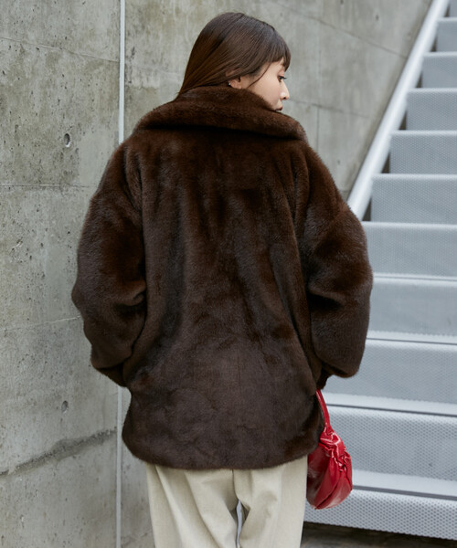 セール】PUBLUX/パブリュクス フェイクファーコート 限定展開（その他