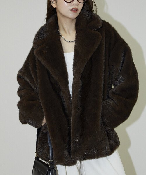 セール】PUBLUX/パブリュクス フェイクファーコート 限定展開（その他