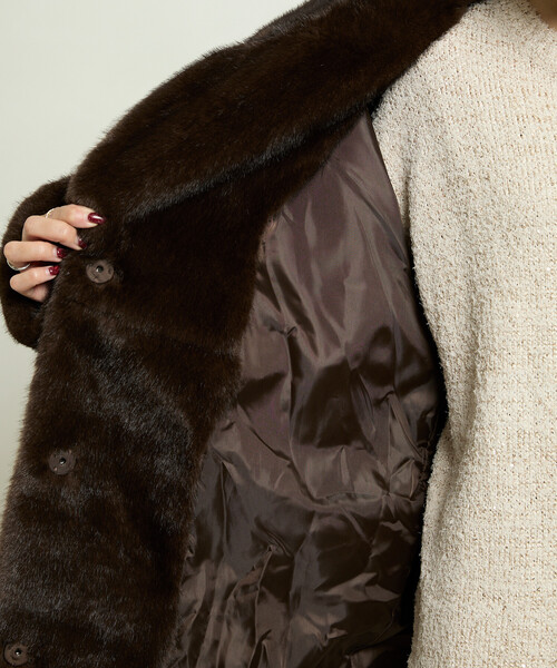 セール】PUBLUX/パブリュクス フェイクファーコート 限定展開（その他