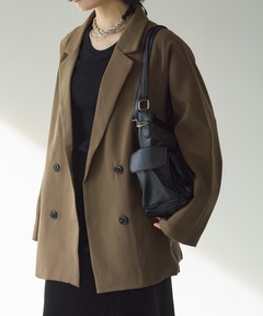 25年AW新作】DOUBLE BREASTED PEAKED ジャケット（テーラード