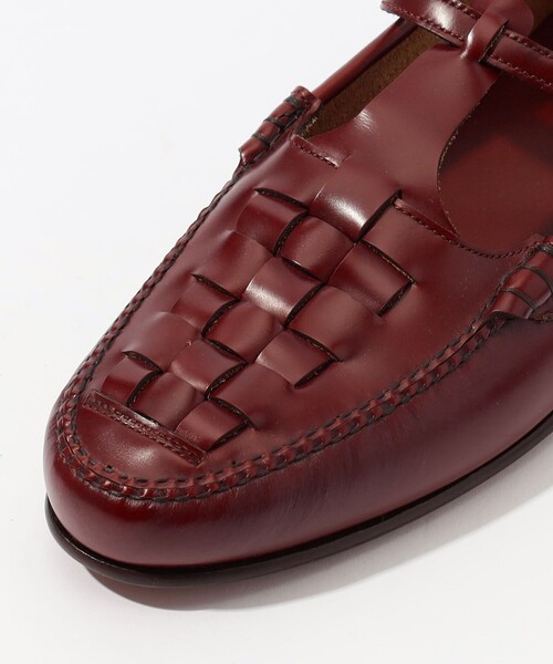 セール】HEREU MAQUEDA Interwoven T-bar Loafer ストラップ