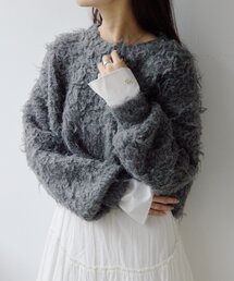 gemeil | ドッキングスリーブシャギーニット(LA-333)(ニット/セーター)