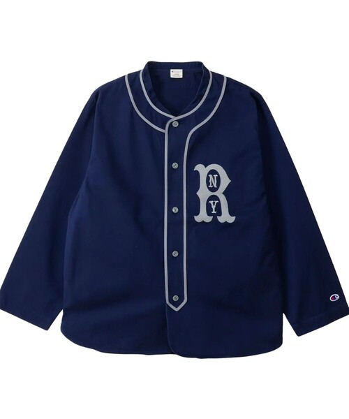 セール】【Champion/チャンピオン】BASEBALL SHIRT ベースボールシャツ