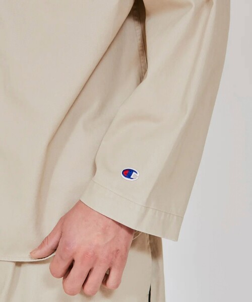 Champion（チャンピオン）の「【Champion/チャンピオン】BASEBALL SHIRT ベースボールシャツ（シャツ/ブラウス・メンズ・グリーン/ネイビー/ベージュ・M/L）」の16枚目の写真