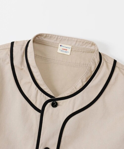 Champion（チャンピオン）の「【Champion/チャンピオン】BASEBALL SHIRT ベースボールシャツ（シャツ/ブラウス・メンズ・グリーン/ネイビー/ベージュ・M/L）」の14枚目の写真