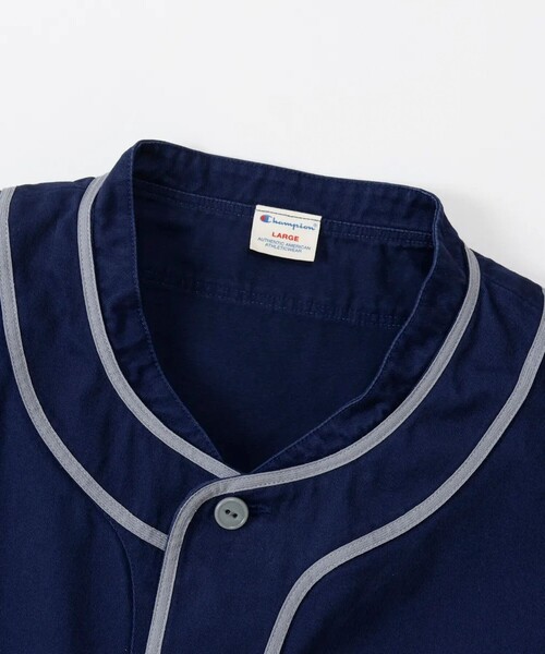 Champion（チャンピオン）の「【Champion/チャンピオン】BASEBALL SHIRT ベースボールシャツ（シャツ/ブラウス・メンズ・グリーン/ネイビー/ベージュ・M/L）」の8枚目の写真