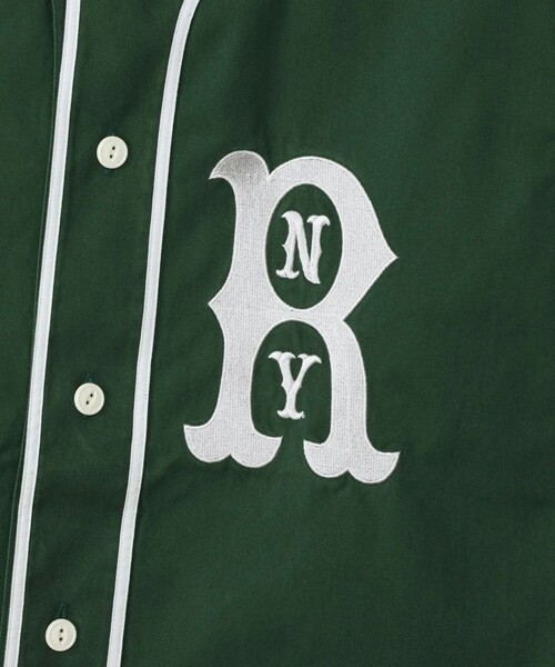 Champion（チャンピオン）の「【Champion/チャンピオン】BASEBALL SHIRT ベースボールシャツ（シャツ/ブラウス・メンズ・グリーン/ネイビー/ベージュ・M/L）」の7枚目の写真