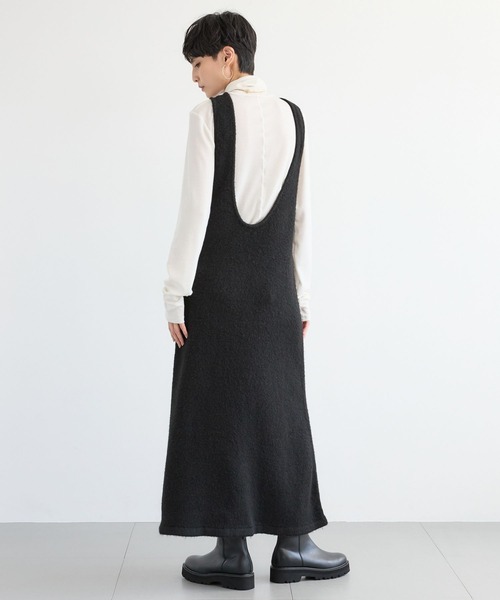 BARNYARDSTORM（バンヤードストーム）の「BARNYARDSTORM / 2WAYシャギーニットワンピ（ワンピース・レディース・チャコール/ブラック・FREE）」の9枚目の写真